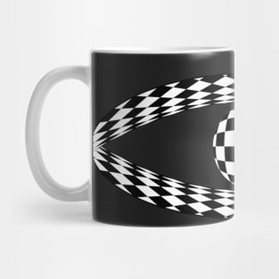 Abstract Chessboard Design 1 Mug